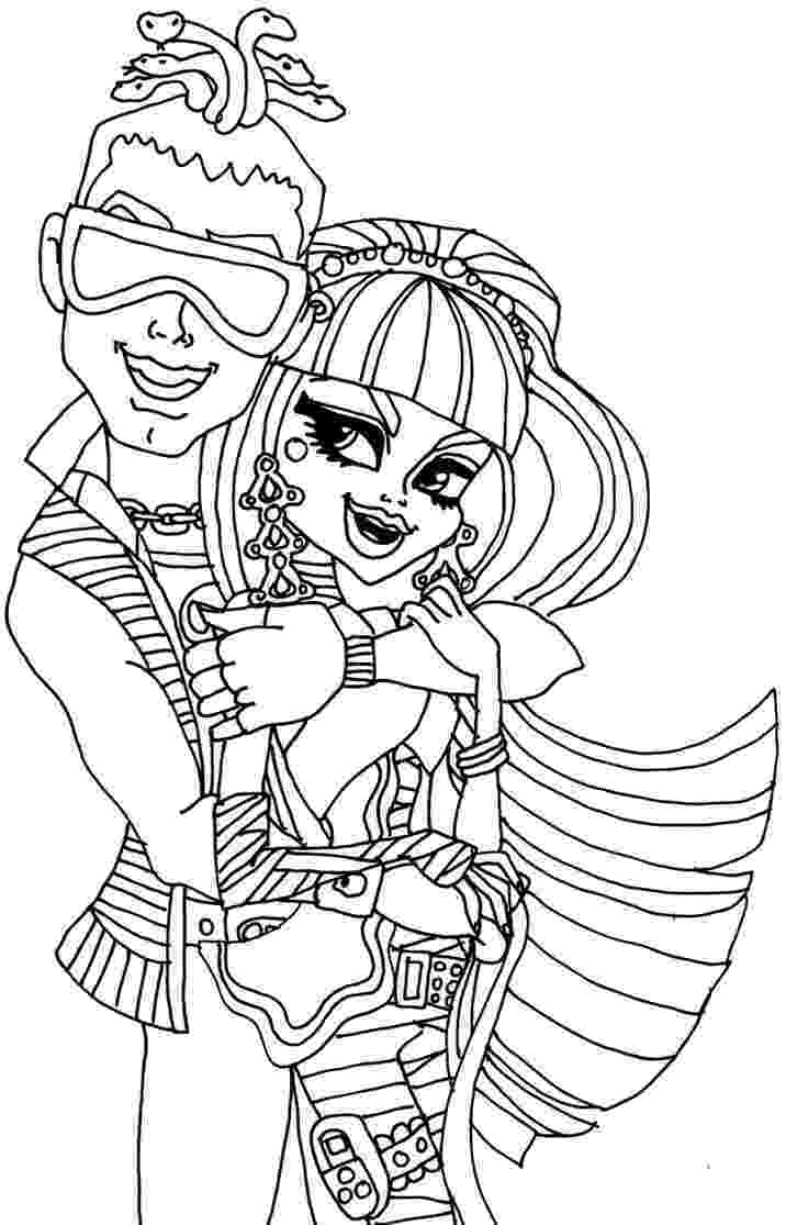 monster high colouring monster high coloring pages 360coloringpages colouring high monster 