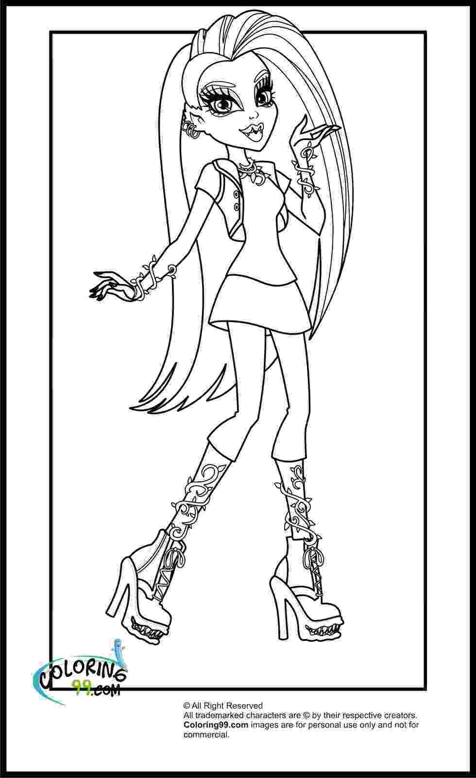 monster high colouring monster high coloring pages team colors high colouring monster 