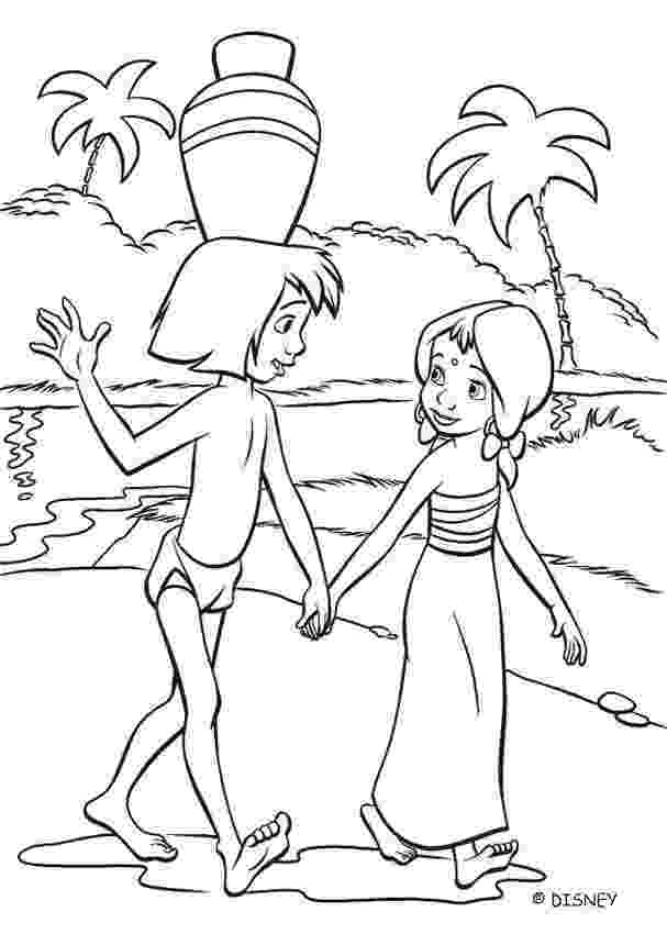 mowgli coloring pages the jungle book coloring pages disneyclipscom coloring mowgli pages 