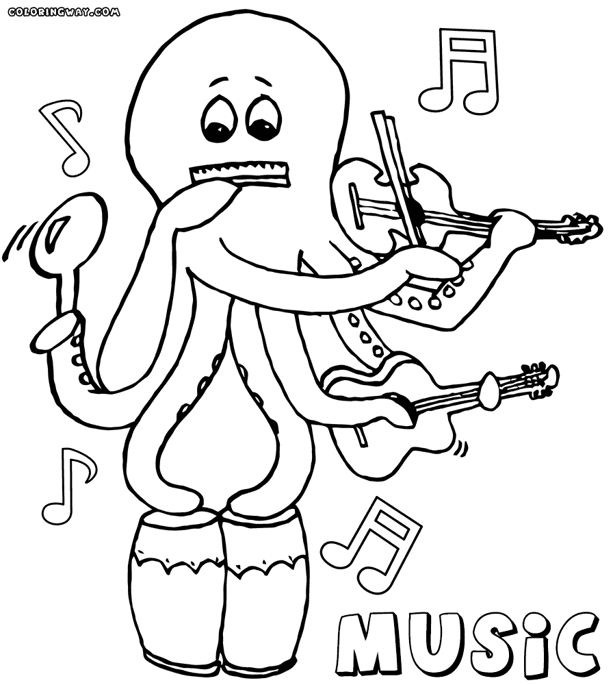 music colouring pages free printable music note coloring pages for kids colouring music pages 