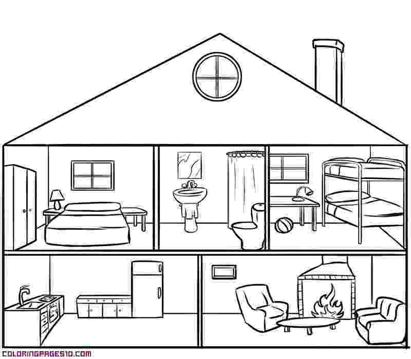 my room coloring pages the rooms in my house by learning fun for early elementary room my coloring pages 