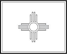new mexico flag coloring page usa printables new mexico state flag state of new mexico coloring flag new page 