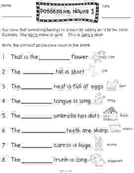 noun worksheets for grade 1 with answers wonders first grade unit two week four printouts worksheets with 1 grade answers noun for 