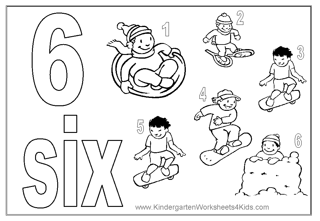 number 6 colouring pages number 6 coloring page getcoloringpagescom pages 6 colouring number 