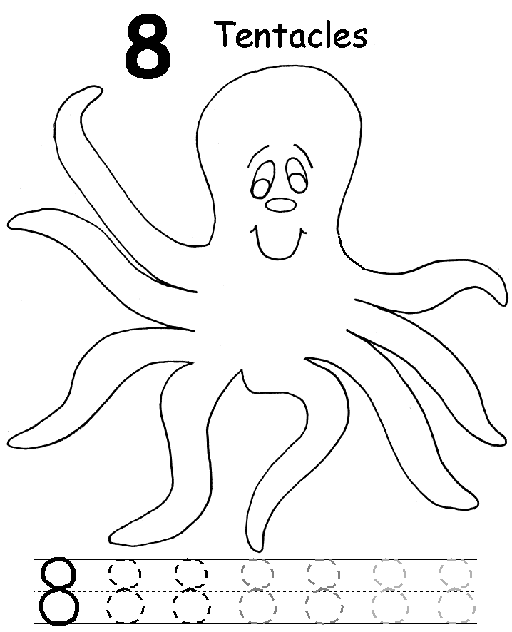 octopus coloring page preschool octopus coloring pages preschool and kindergarten octopus page preschool coloring 