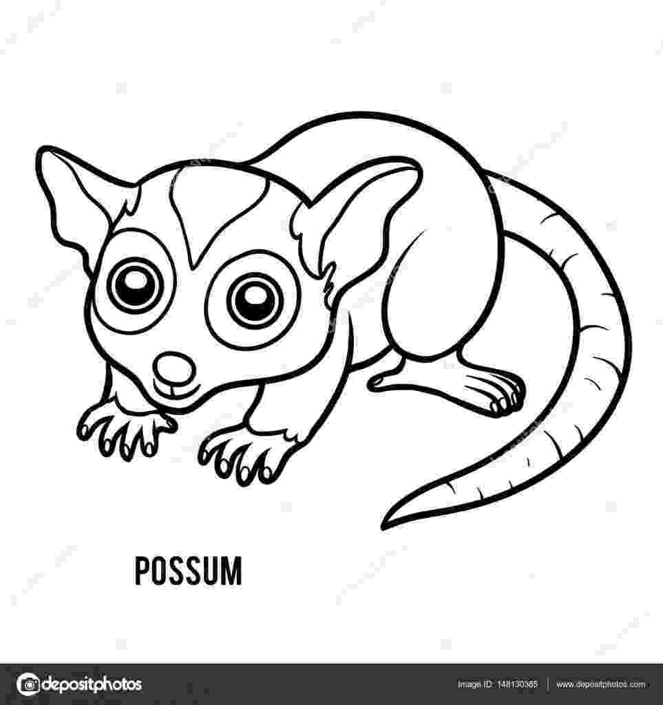 opossum pictures to print possum coloring pages kidsuki opossum print pictures to 