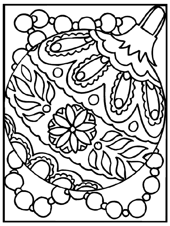 ornaments coloring pages christmas ornament with snowman candy cane and holly ornaments coloring pages 
