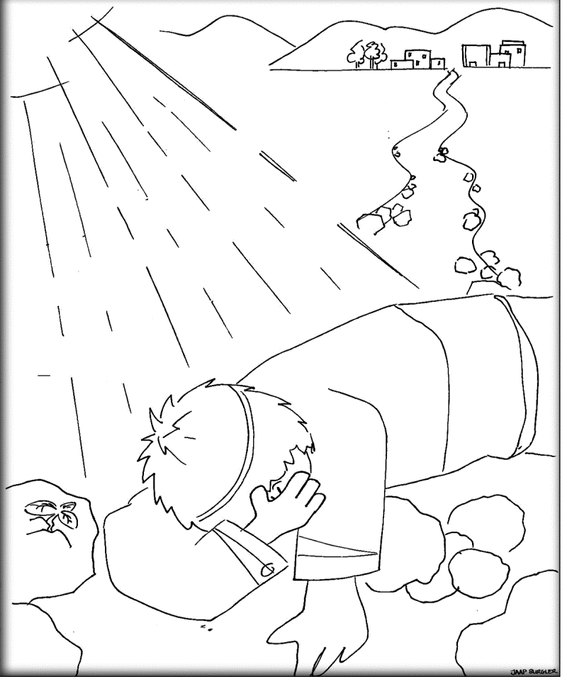 paul coloring pages paul escapes in a basket coloring page free printable pages paul coloring 