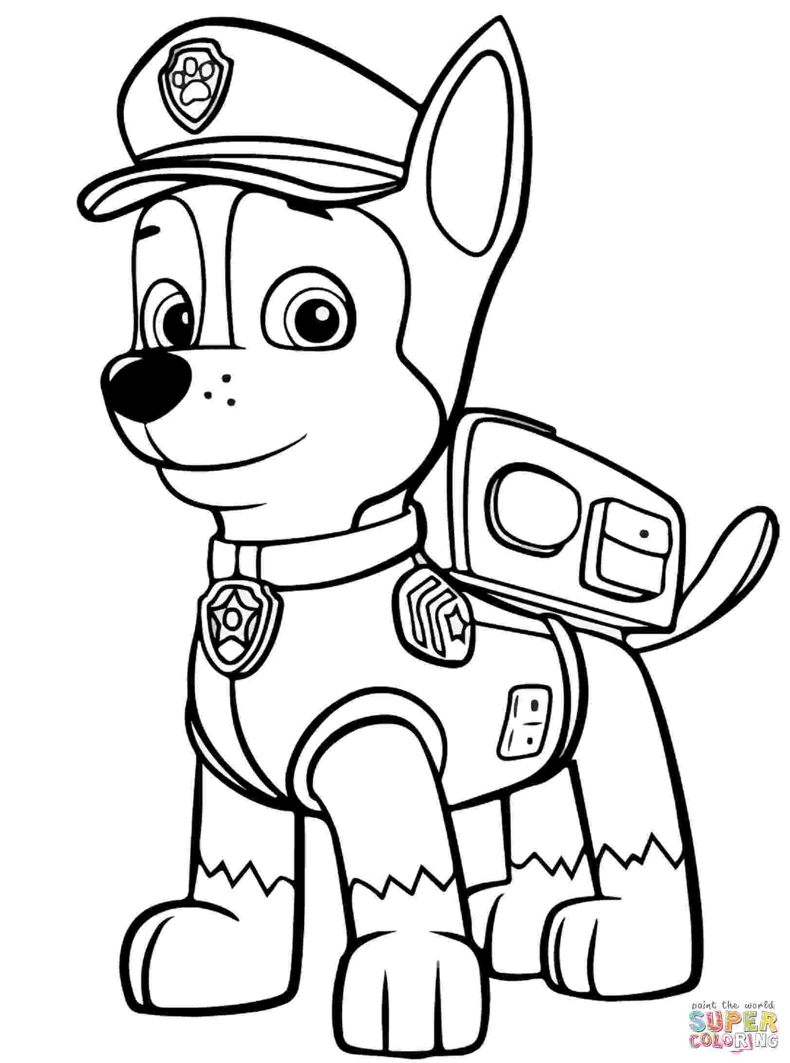 paw patrol coloriage pat patrouille 38 dessins anim s coloriages imprimer avec coloriage patrol paw 
