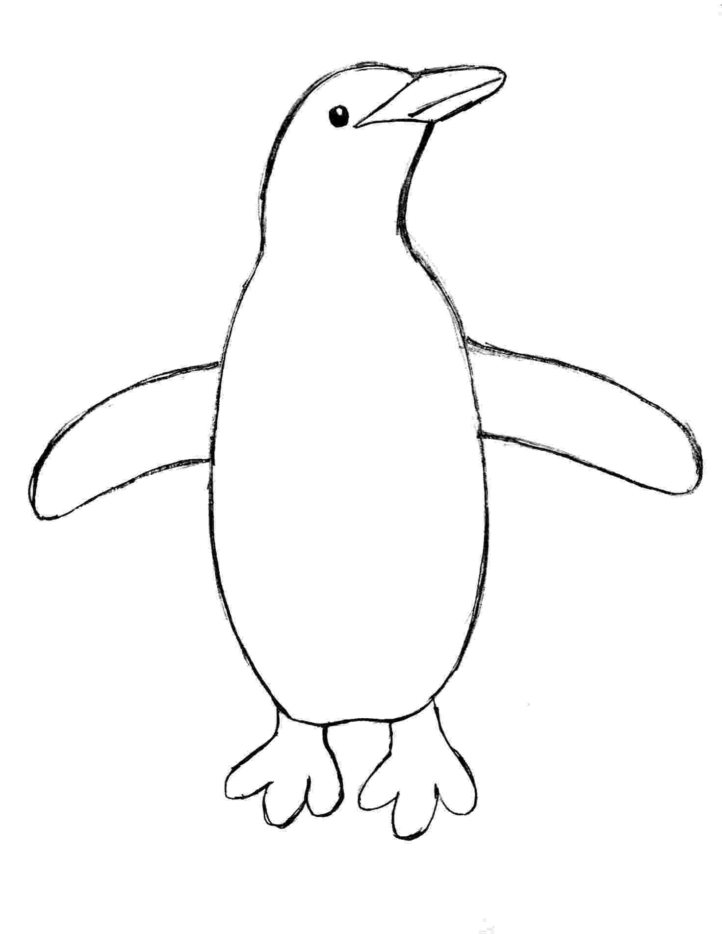 penguin sketch penguin drawing step by step art starts for kids sketch penguin 1 1