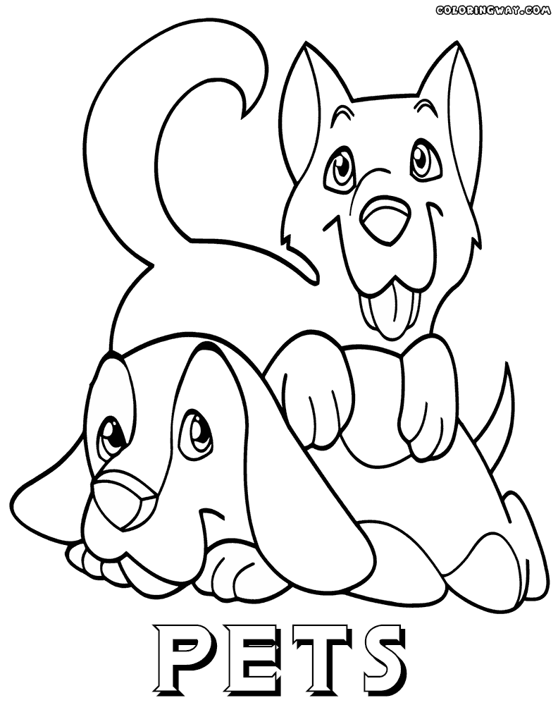 pet colouring pets coloring pages coloring pages to download and print pet colouring 