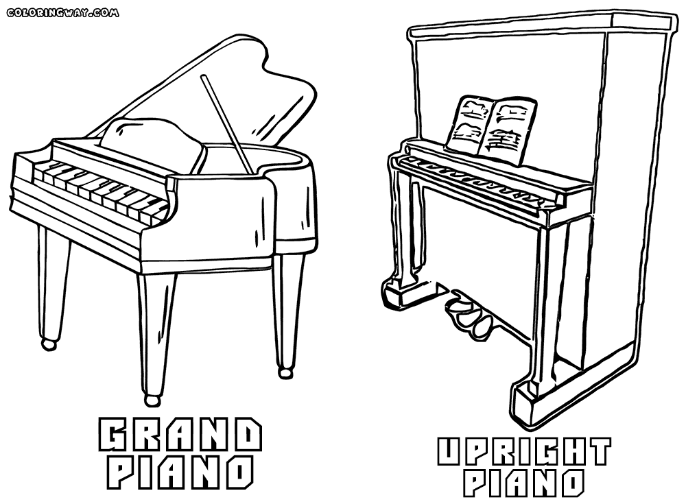 piano coloring pages piano coloring pages to download and print for free piano pages coloring 