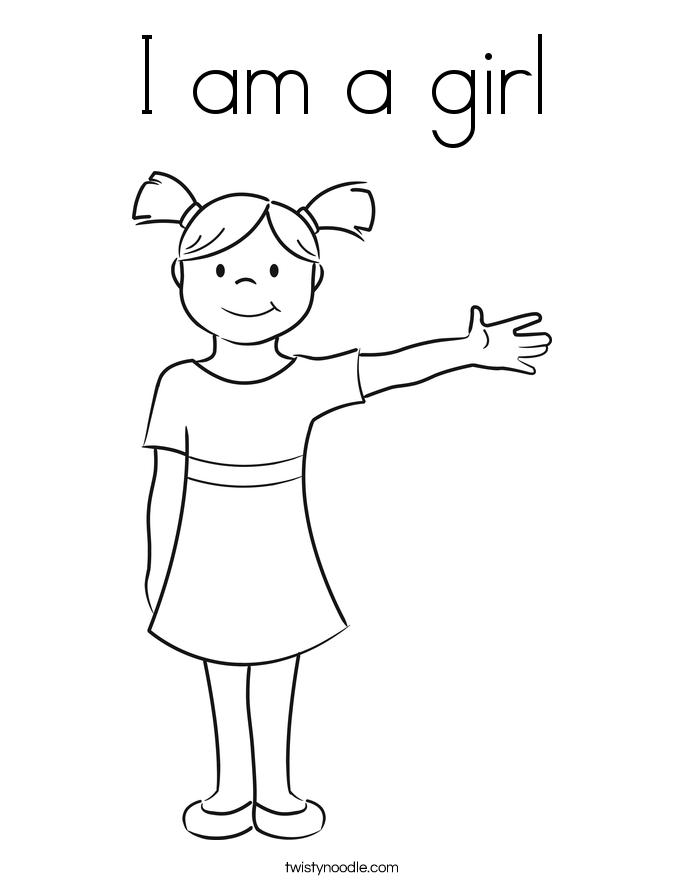 picture of a girl to color best free printable coloring pages for kids and teens color girl picture a to of 