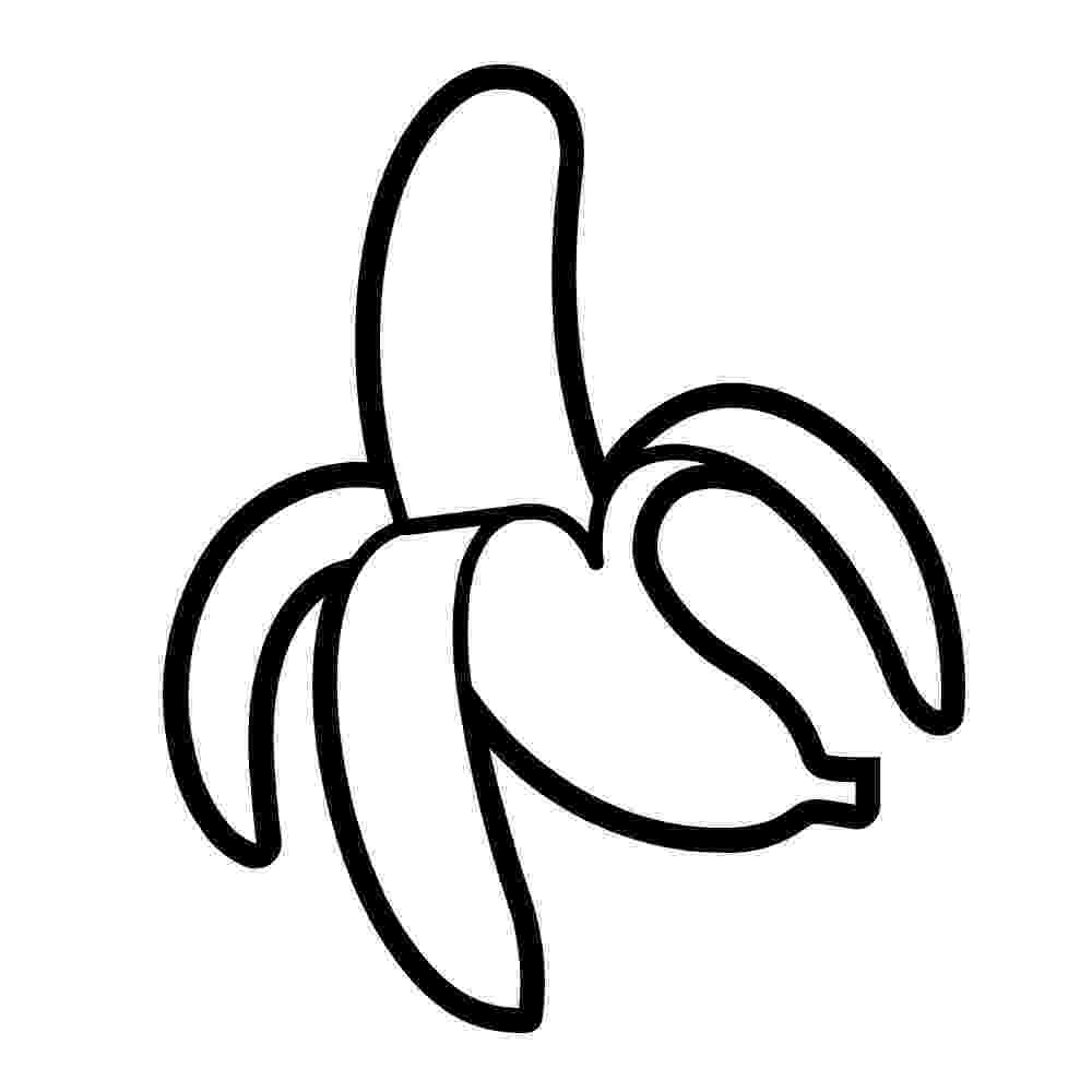 picture of banana for colouring banana coloring sheet banana picture for colouring of 