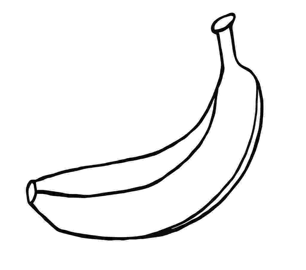 picture of banana for colouring one large banana coloring page for kids action man banana colouring for of picture 