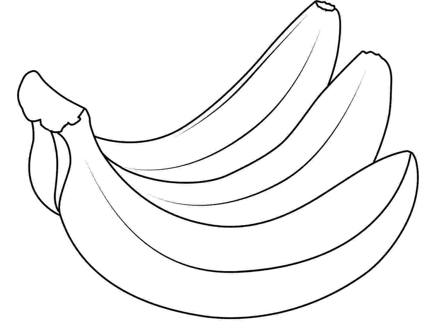 pictures of bananas to print banana coloring pages to download and print for free bananas pictures of to print 