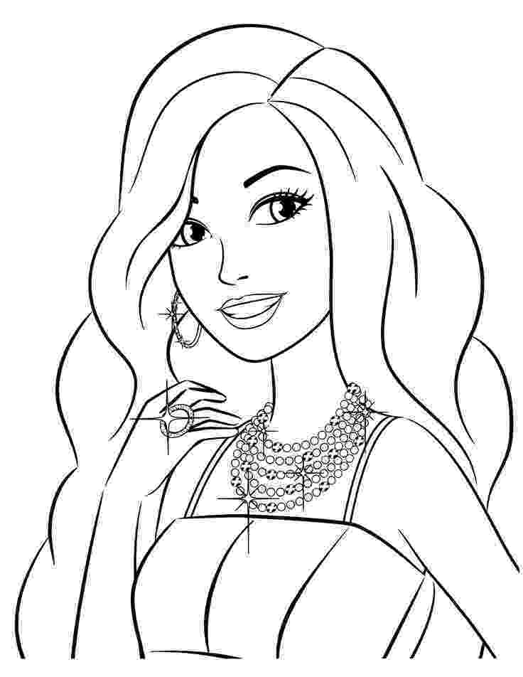 pictures of barbie for colouring barbie coloring pages 360coloringpages for of pictures barbie colouring 