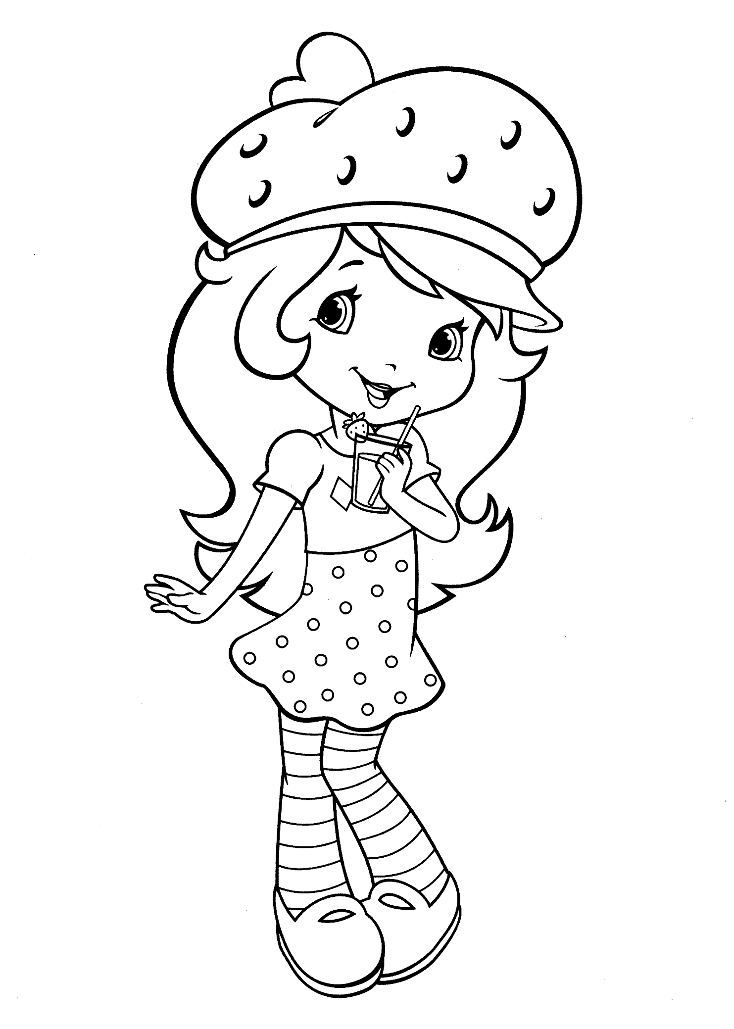 pictures of strawberry shortcake strawberry shortcake coloring pages for kids printable shortcake strawberry of pictures 