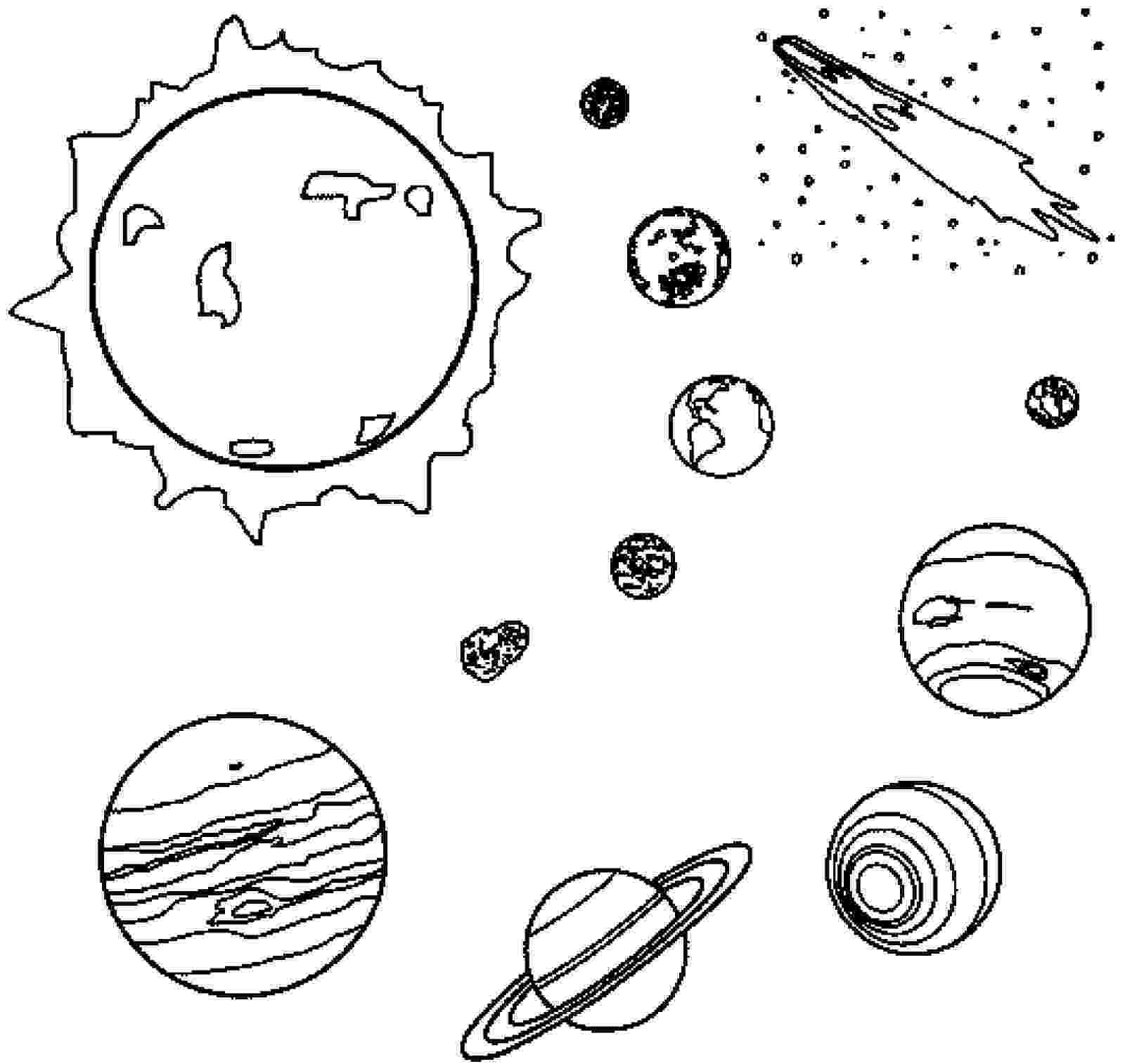 planets coloring sheets free printable solar system coloring pages for kids planets sheets coloring 