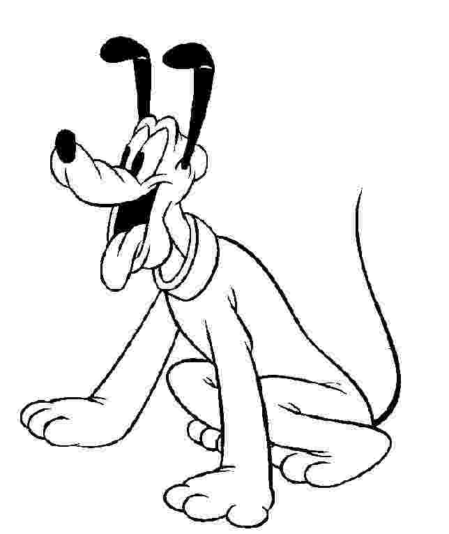pluto the dog pluto the dog coloring page free printable coloring pages the pluto dog 