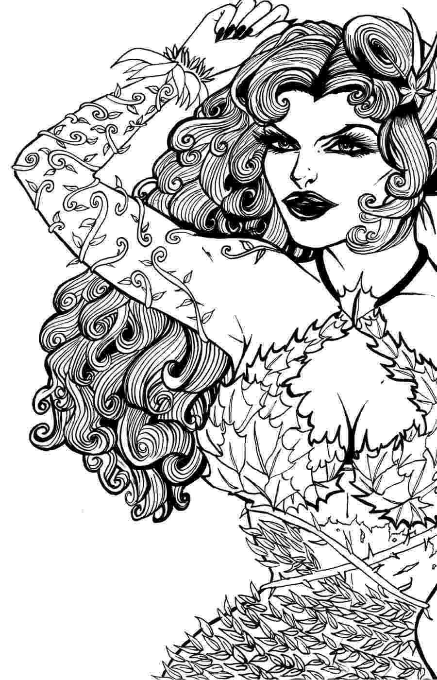 poison ivy coloring page poison ivy coloring pages to download and print for free page ivy poison coloring 