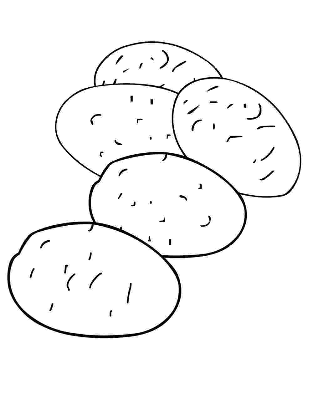 potato pictures for colouring vegetables potatoes vegetable coloring pages vegetable potato pictures colouring for 