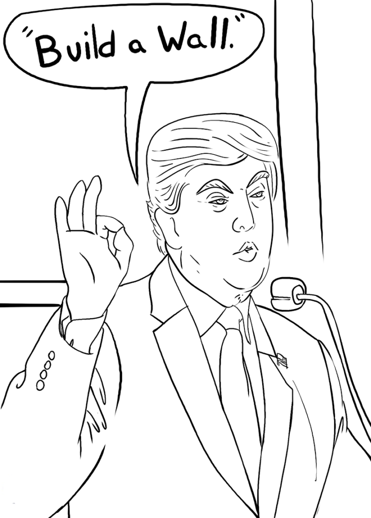 president trump coloring pages coloring pages president trump coloring pages free and trump president coloring pages 