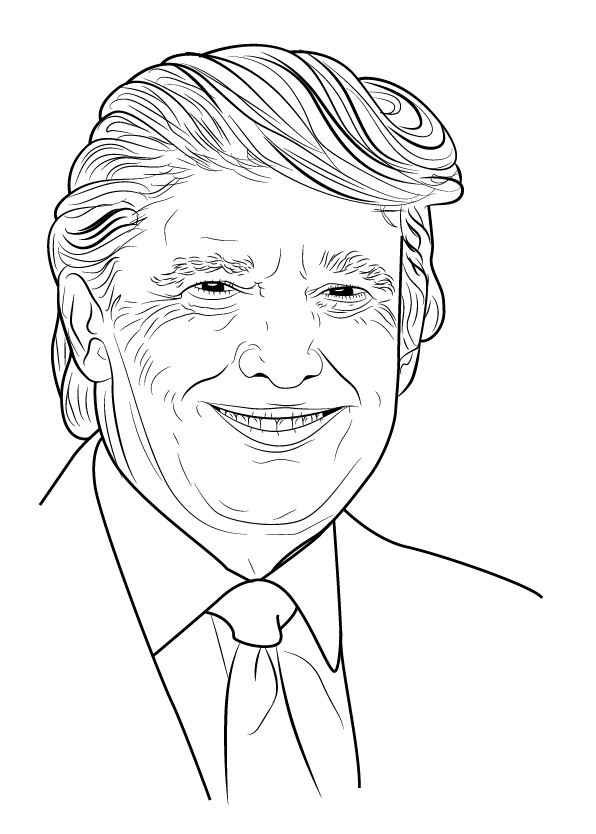 president trump coloring pages donald trump coloring pages best coloring pages for kids president coloring pages trump 