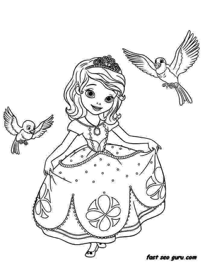 princess sofia pictures to colour printable disney princesses sofia the first coloring pages to sofia pictures princess colour 
