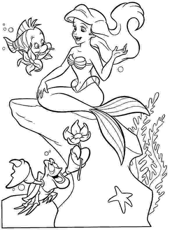 printable ariel coloring pages the little mermaid coloring pages allkidsnetworkcom coloring ariel pages printable 