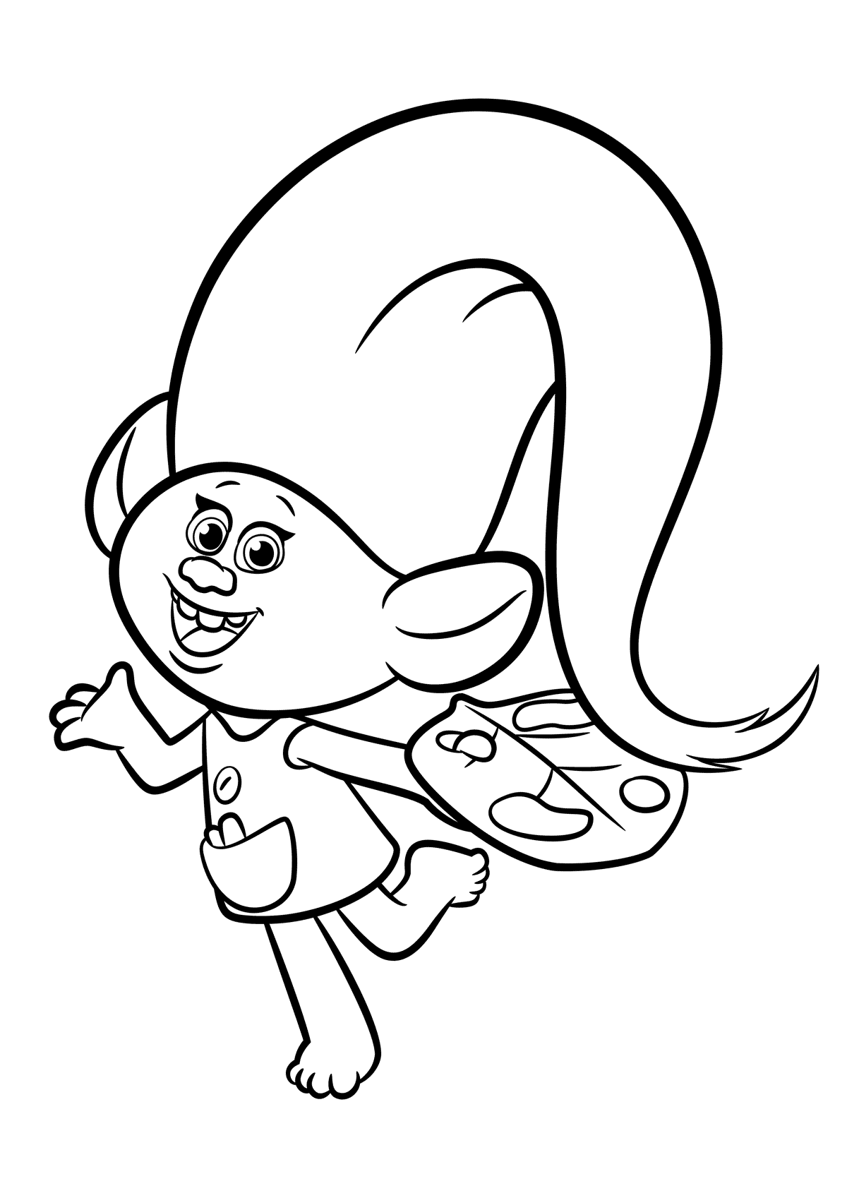 printable coloring pages trolls poppy from trolls coloring page free printable coloring pages trolls printable coloring 