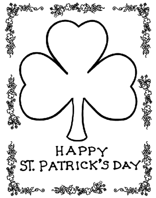 printable coloring sheets st patricks day free st patrick39s day coloring pages happiness is homemade sheets patricks day st coloring printable 