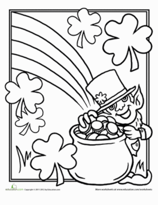 printable coloring sheets st patricks day st patrick39s day coloring pages and activities for kids sheets day patricks printable coloring st 