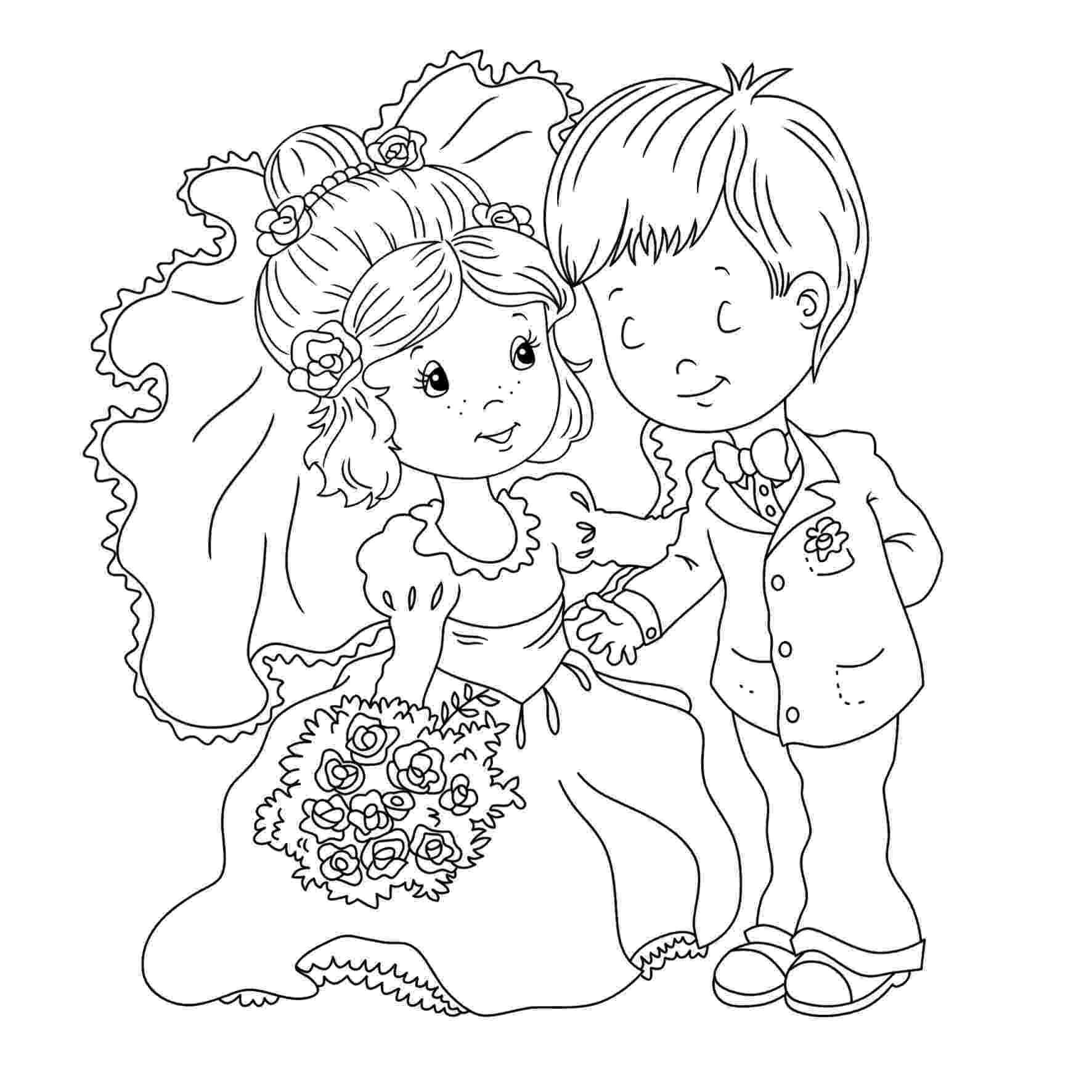 printable coloring sheets wedding 17 wedding coloring pages for kids who love to dream about coloring sheets wedding printable 