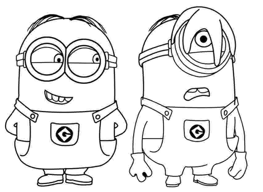 printable colouring pages minions printable despicable me coloring pages for kids cool2bkids pages minions colouring printable 