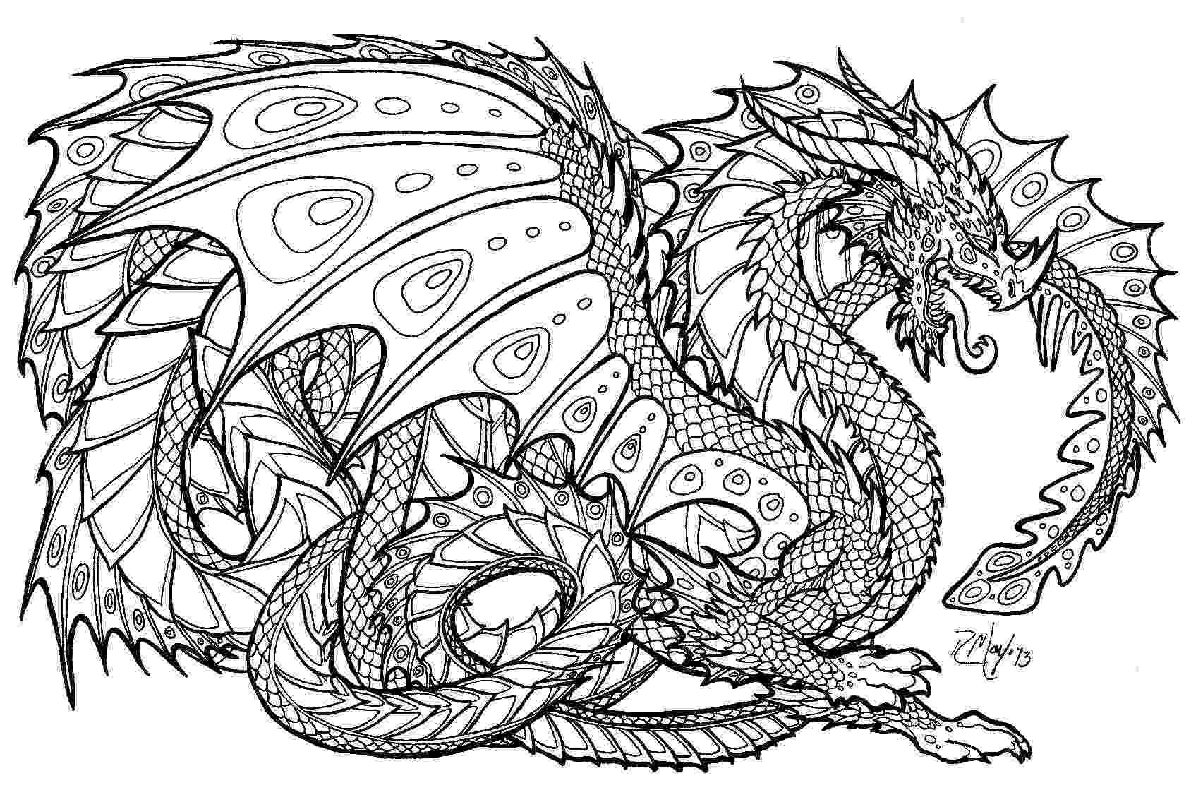 printable dragon dragon coloring pages getcoloringpagescom dragon printable 