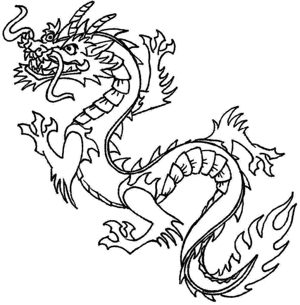 printable dragon printable coloring page dragon instant download pay and color dragon printable 
