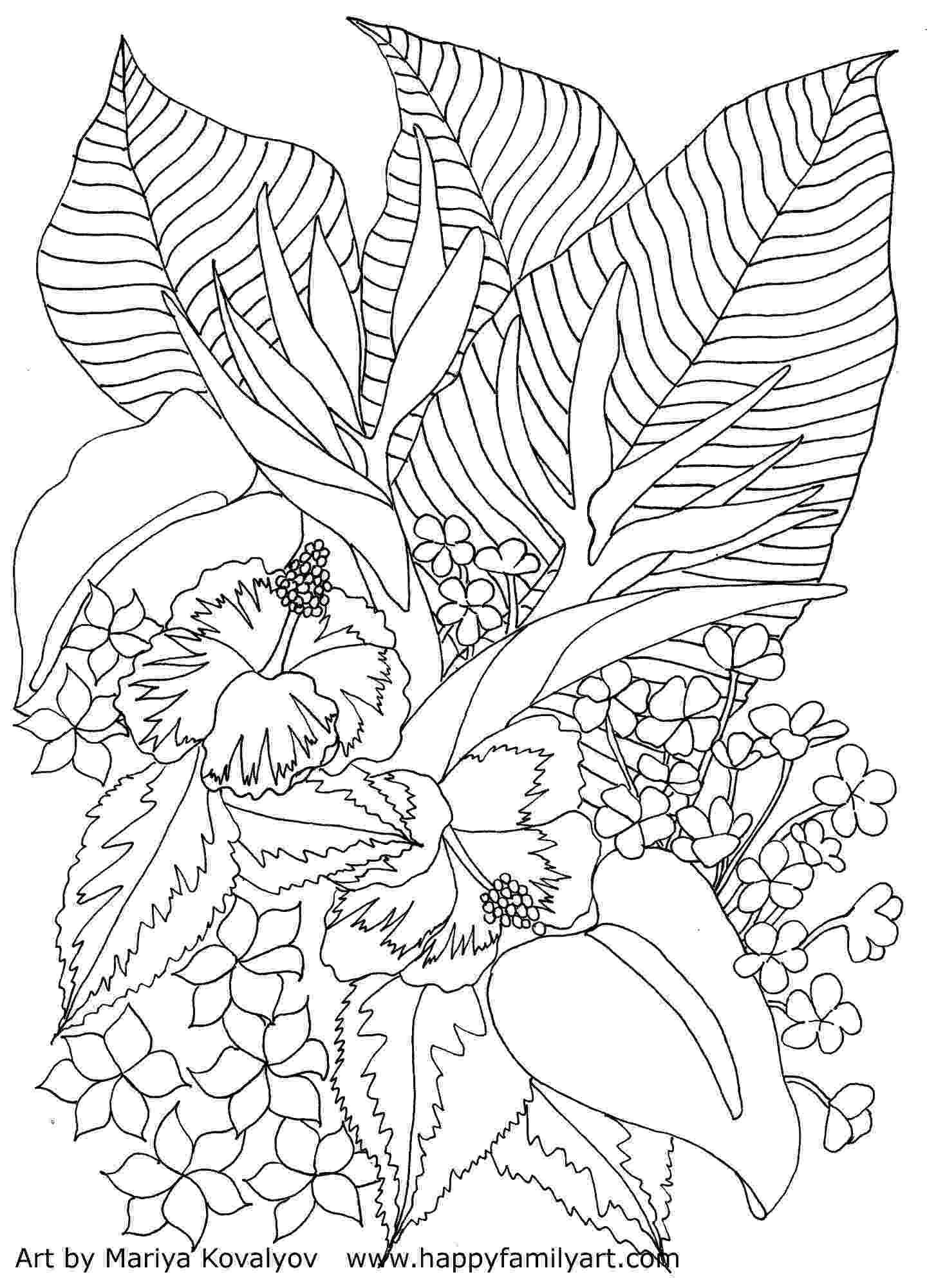 printable flower coloring pages for adults free printable floral coloring page ausdruckbare pages coloring for flower printable adults 