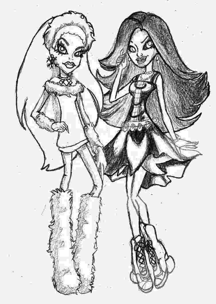 printable monster high pictures chibi monster high coloring pages download and print for free monster pictures printable high 