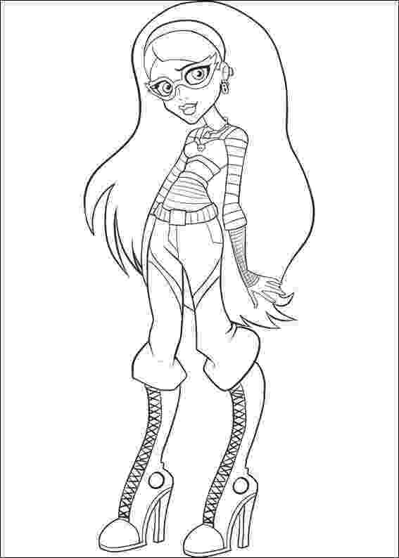 printable monster high pictures coloring pages monster high page 1 printable coloring printable monster pictures high 
