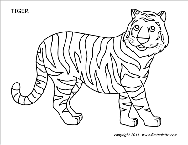 printable tiger pictures animal printables page 4 free printable templates tiger pictures printable 