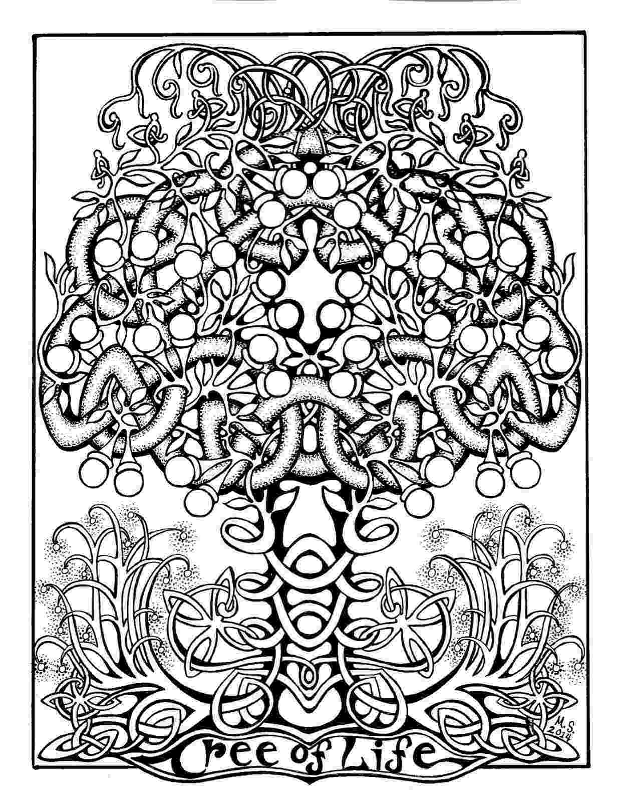 printable tree of life asterion39s occult art tree of life tree life of printable 
