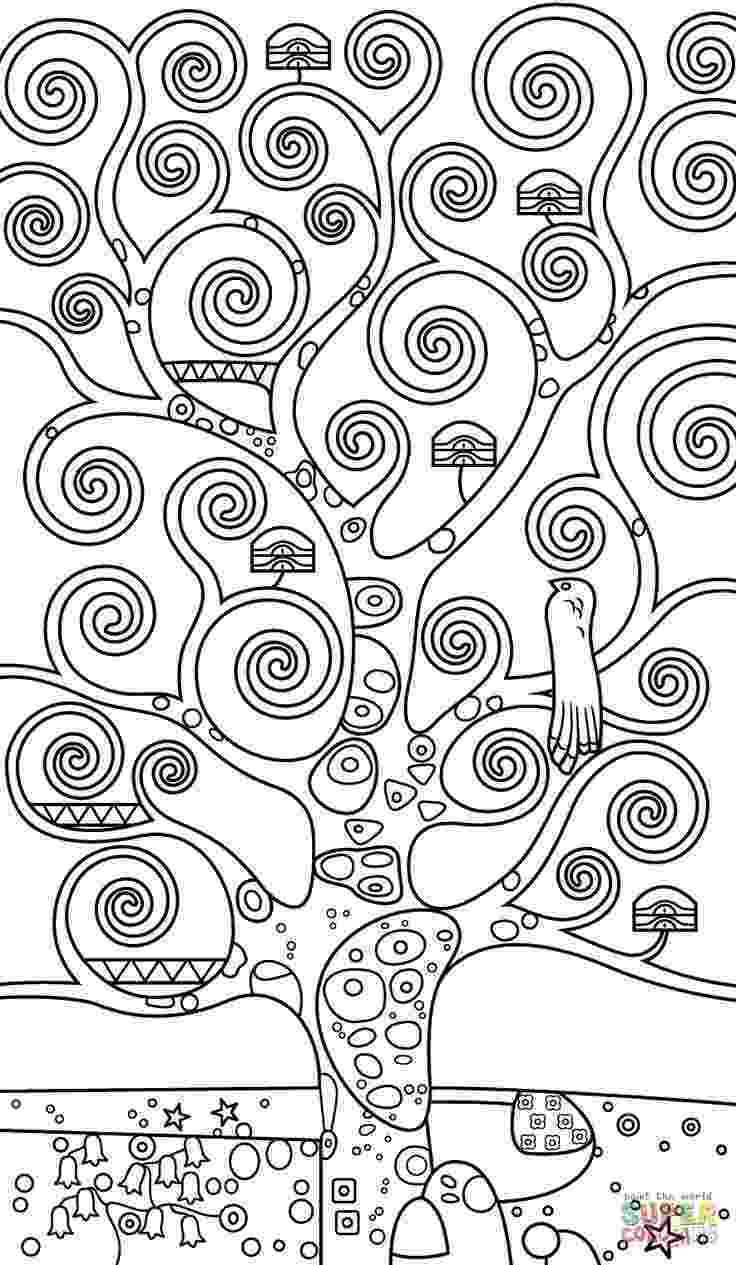 printable tree of life instant download coloring page tree of life peace art of printable tree life 