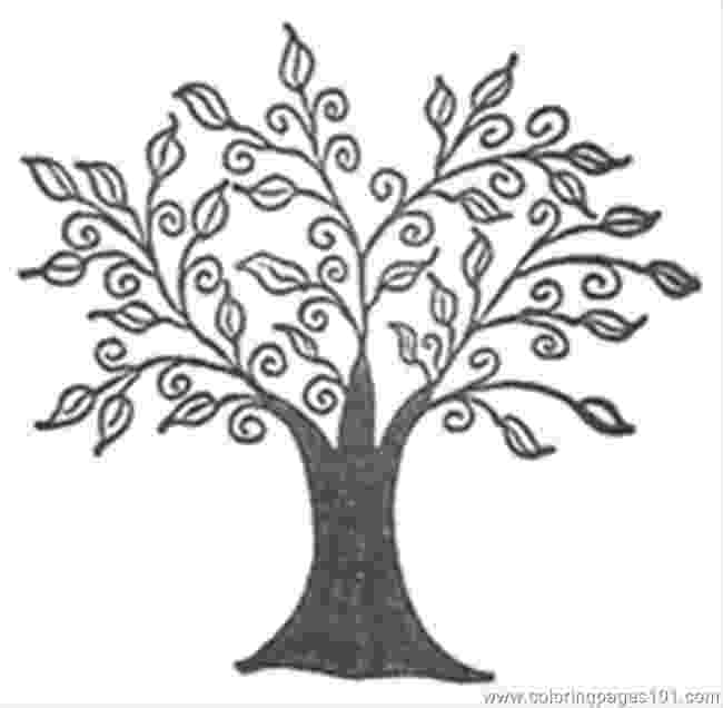 printable tree of life line art drawings of trees free printable coloring page printable of tree life 