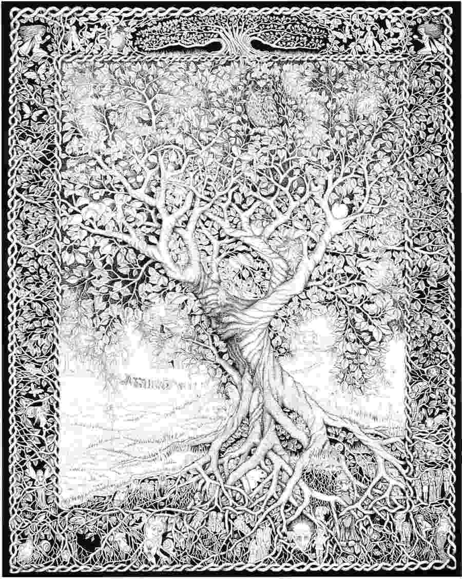 printable tree of life tree cross stitch pattern pdf tree life printable of 