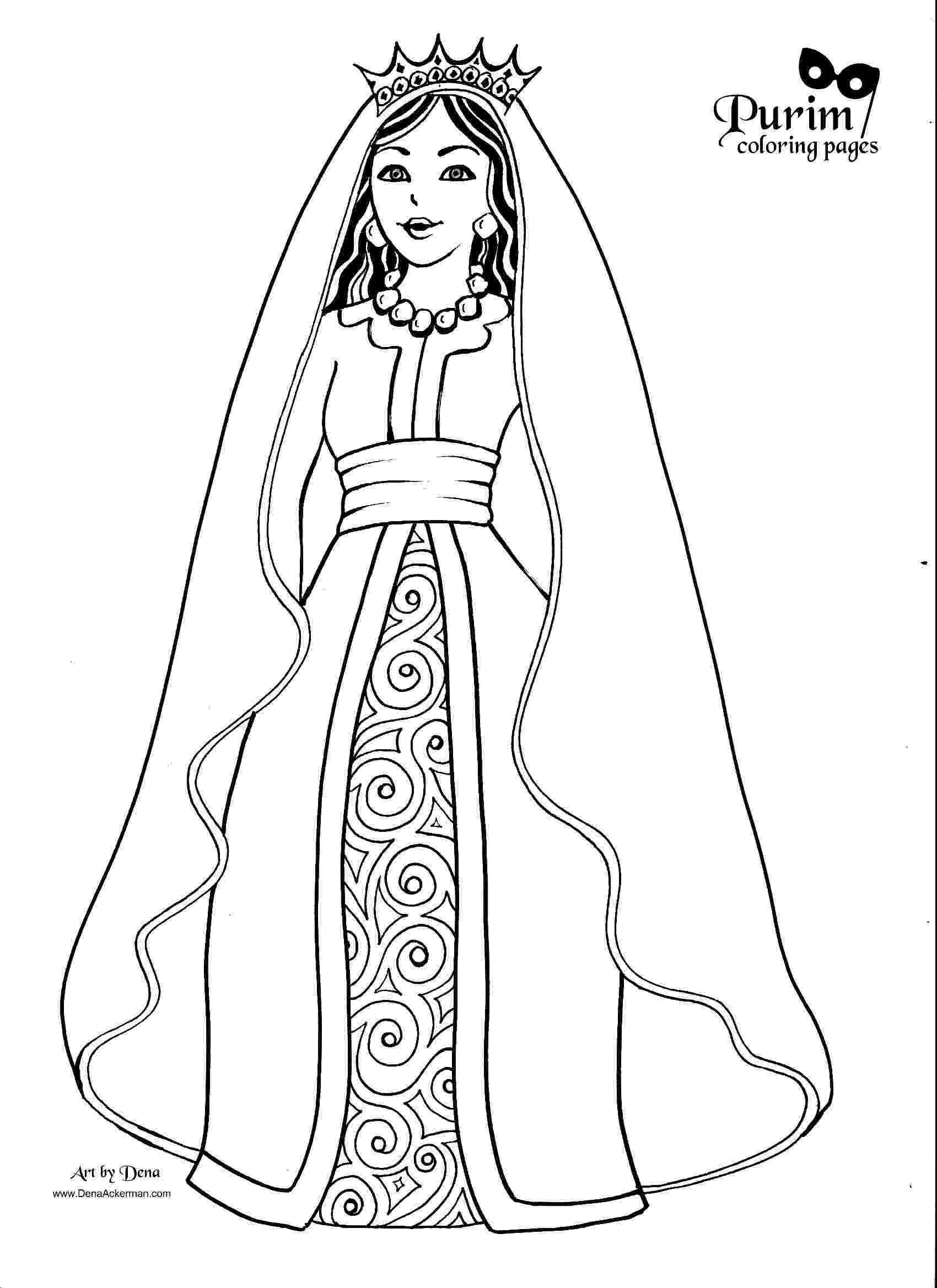 queen esther coloring pages princess dress inspiration tir na nog interactive pages queen esther coloring 