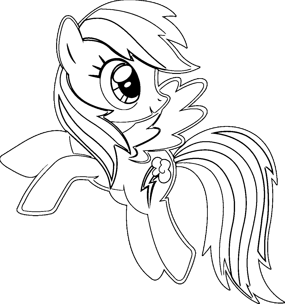 rainbow dash pictures to color coloring pages for rainbow dash coloring home to pictures color dash rainbow 