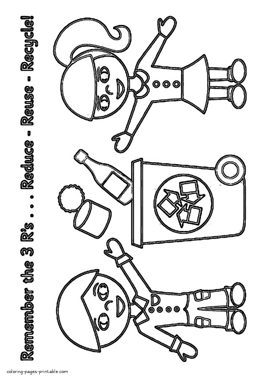 recycling coloring pages printable recycle coloring page for kids the adventures of a plastic pages recycling coloring printable 