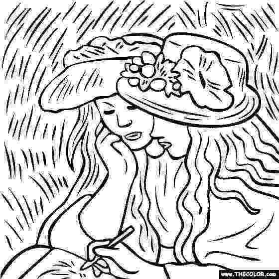 renoir coloring pages famous paintings coloring pages free coloring pages pages coloring renoir 