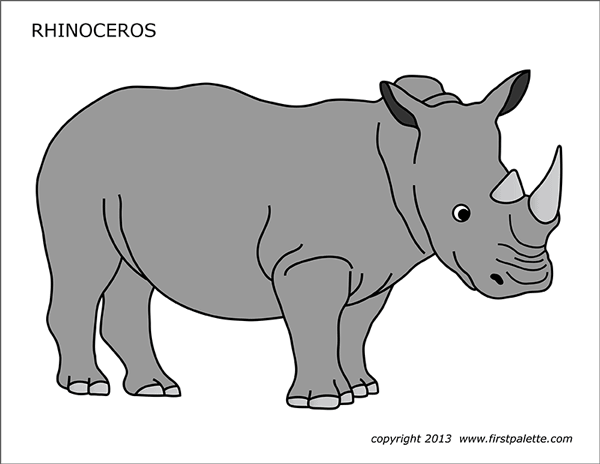 rhino pictures to print rhinoceros free printable templates coloring pages to print pictures rhino 